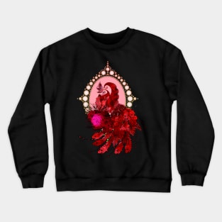 Wonderful elegant peacock Crewneck Sweatshirt